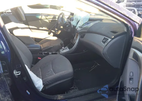 2012 Hyundai Elantra Gls z USA, uszkodzony, nr VIN 5NPDH4AE7CH133924